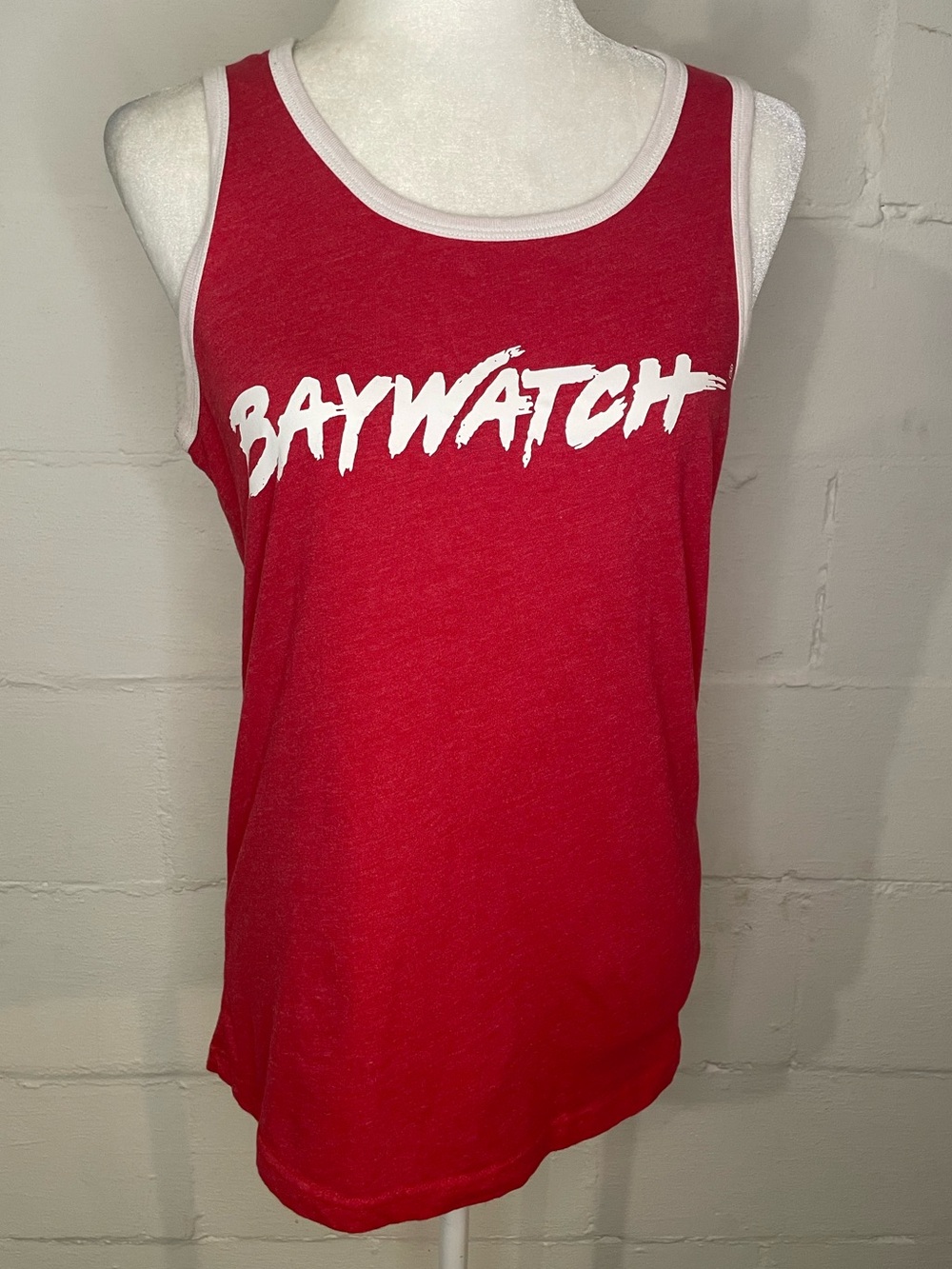 Baywatch Logo Tank Top with White Trim